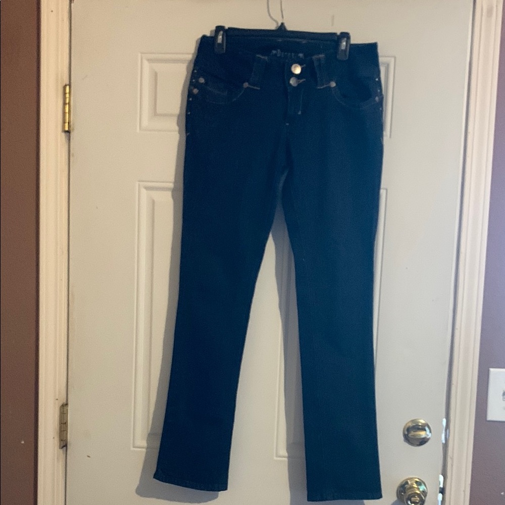 Blue Boot Cut Jeans with Classic Denim Style